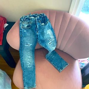 girls ripped style jeans